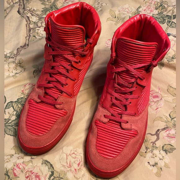 Balenciaga Cambure Panelled Leather High Top Sneakers - Picture 3 of 13